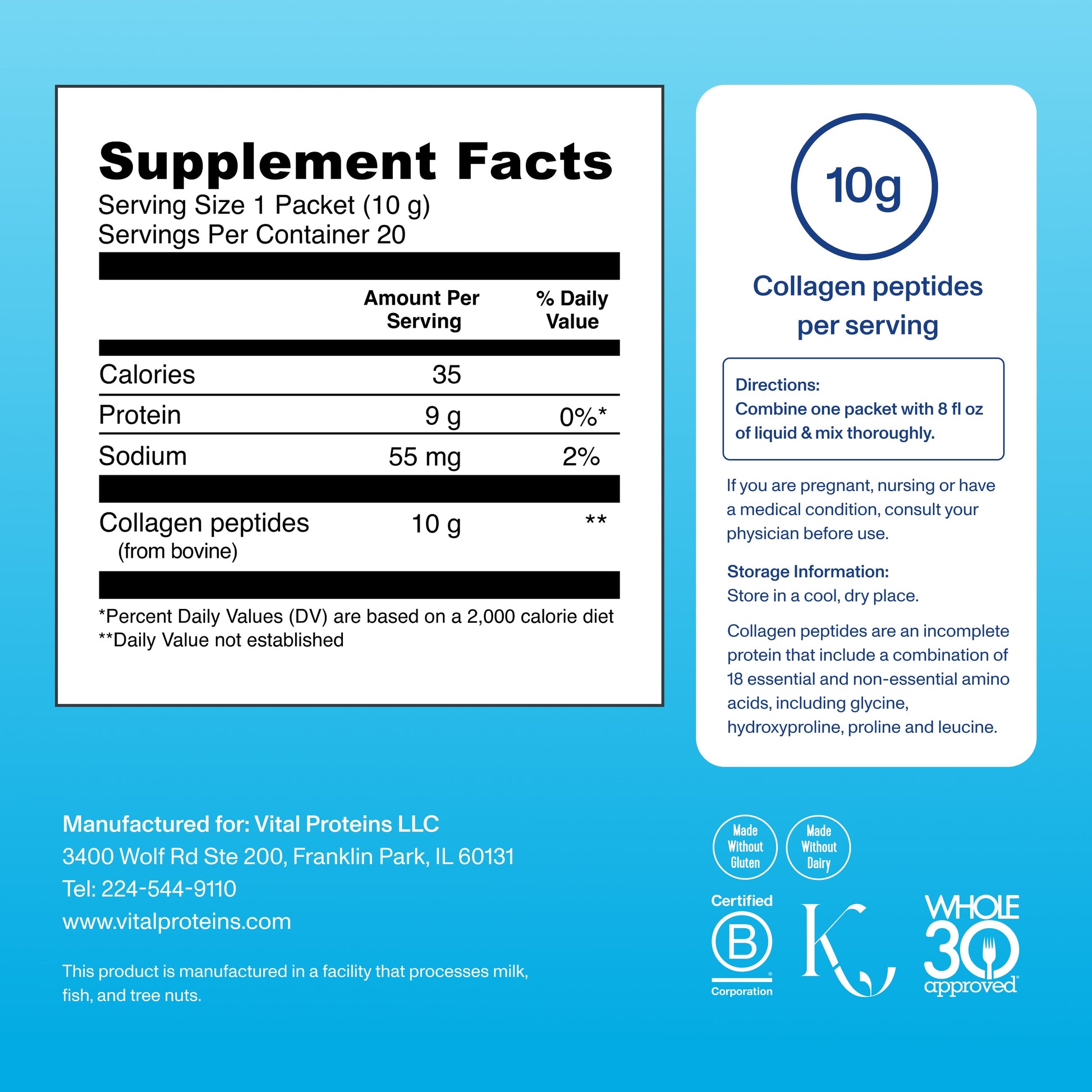 Collagen Peptides - Unflavored